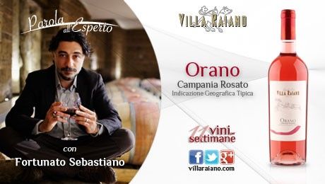 Il Sommelier Fortunato Sebastiano presenta il vino Orano Campania Rosato IGT